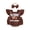 Brown, variant on Cjfdfy Newborn Baby Girl Football Outfit Corduroy Romper Overalls On Sunday We Watch Football with Daddy Letters Embroidery Flying Sleeve Jumpsuit Bodysuit Palysuit Headband 0 3 6 12 18 Months