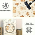 thumbnail image 6 of 1PC Cute Teddy Bear Pattern Area Rug Local Carpet, Lightweight Washable Easy-to-Tidy Carpet Mat Festival Gift, Suitable for Bedroom, Living Room, Office, Study, Balcony, Room Accessones, 6 of 8