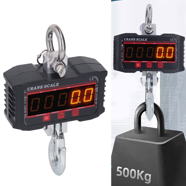 Báscula Colgante Digital, Mini Báscula De Grúa Digital Con Pantalla LED De 5 Dígitos Para Pesaje De Equipaje De Viaje