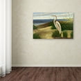 thumbnail image 4 of Trademark Fine Art "One Heron at the Beach" Canvas Art by Victor Giton, 4 of 4