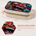 thumbnail image 5 of Graffiti Velvet Portable Earring Organizer with Removable Compartment - Gift Jewelry Box/Jewelry Boxes - Jewelry Display, 5 of 7