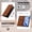 Brown, variant on Slim Wallet Case for BLU Bold N4 Magnet & Drop Proof Dark Blue