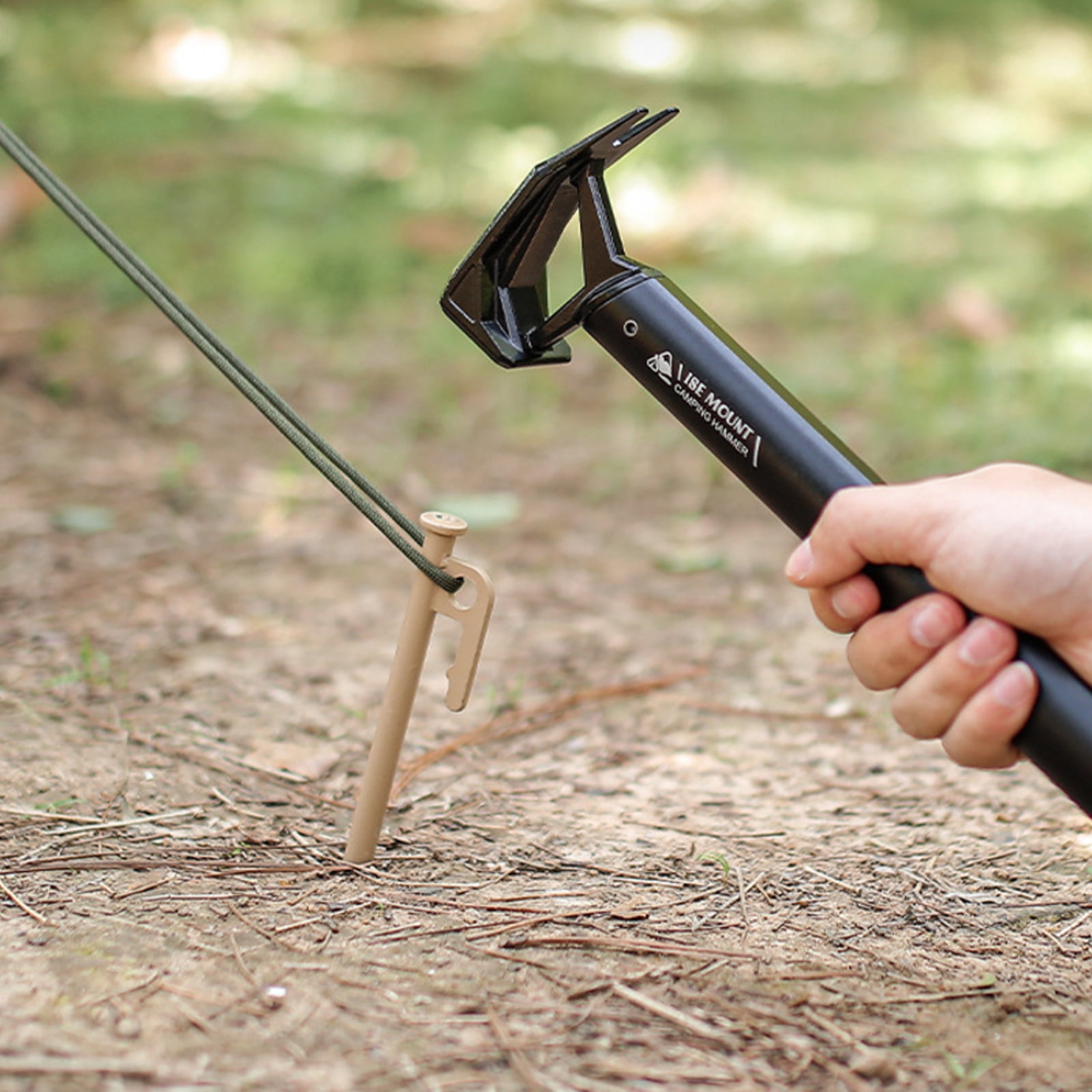 Aluminum Alloy Camping Sinkers With Ergonomic Handle Outdoor Use Sinkers Suitable for Tent Stakes and Outdoor Activity