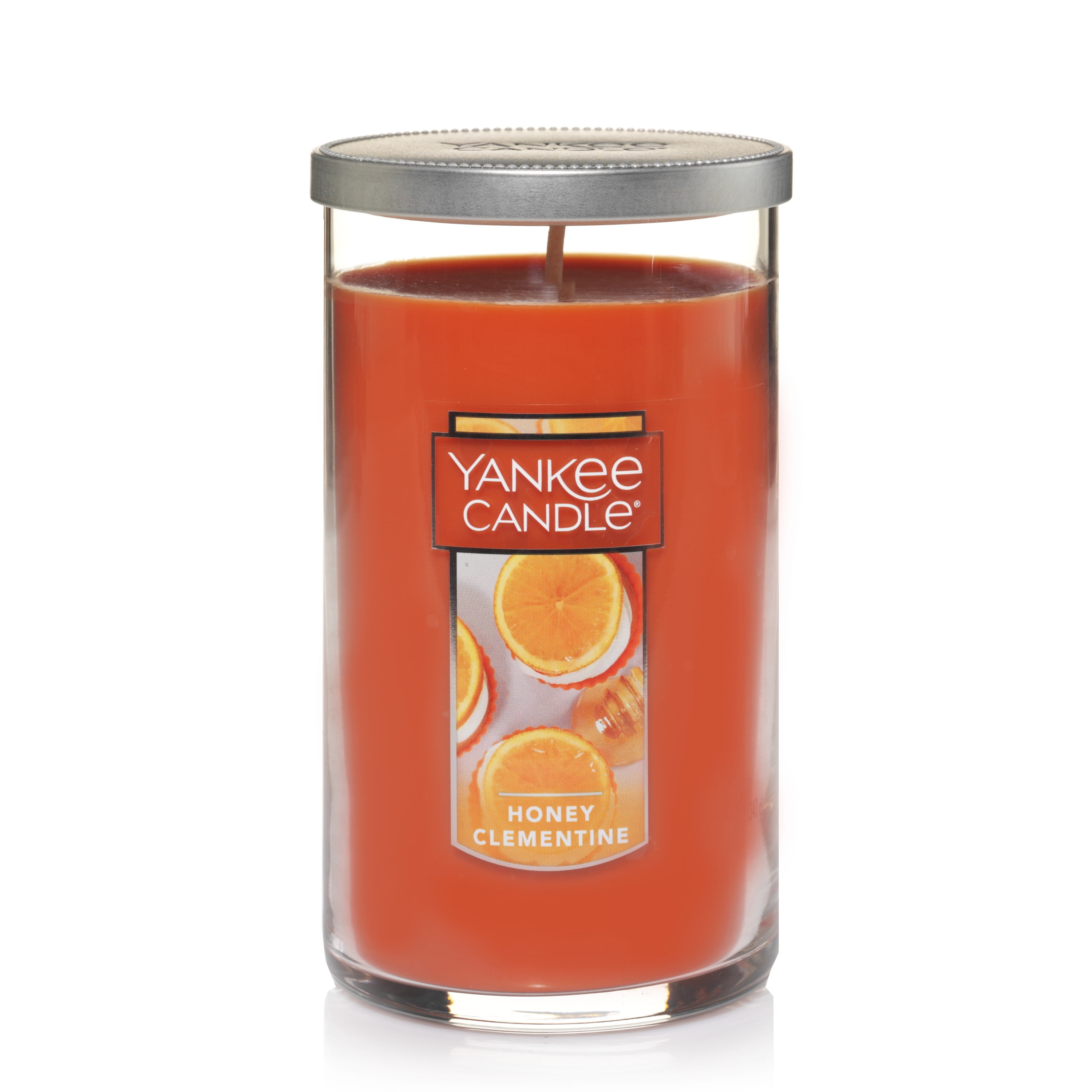Yankee Candle HONEY CLEMENTINE Large Perfect Pillar Orange 1-wick New Wax Fruit 