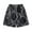 Black, variant on sovlvnd Mens Summer Shorts Mens Casual Printed Beach Shorts With Elastic Waist And Drawstring Pocketless Knee Length L, Black