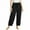 Black, variant on YYDGH Womens Corduroy Barrel Pants Drawstring Elastic Waist Wide Leg Baggy Pants Casual Loose Fall Winter Trousers with Pockets