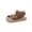 Brown, variant on Girls Wedding Party Sandals,Sizes 4 Toddler,Baby First Soft Sole Sandals Protective Closed Toe Design For Beach Play And Early Walking
