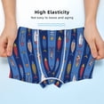 thumbnail image 3 of Yiaed Cute Fish Print Boys' Boxer Briefs Cotton Casual Stretch Comfort Boys Boxers - Kids Boxer Briefs Underwear for Boys (6-18)-Medium, 3 of 5