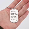 thumbnail image 4 of KeyChain Family Gifts Mother Father Daughter Necklace Key Chain Pendant, 4 of 5