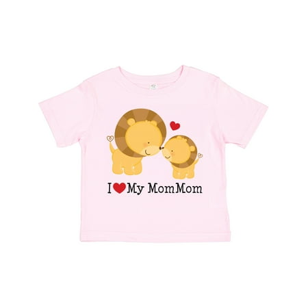 

Inktastic I Love My MomMom Gift Toddler Boy or Toddler Girl T-Shirt