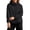Black, variant on Maqroz Packable Jacket Women Lightweight Hooded Zip Up Windbreaker Elastic Cuffs Water Repellent Sporty Athletic Training Outerwear