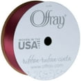 thumbnail image 3 of Offray Ribbon Red Polyester Ribbon, 3.19" x 1.11", 3 of 10