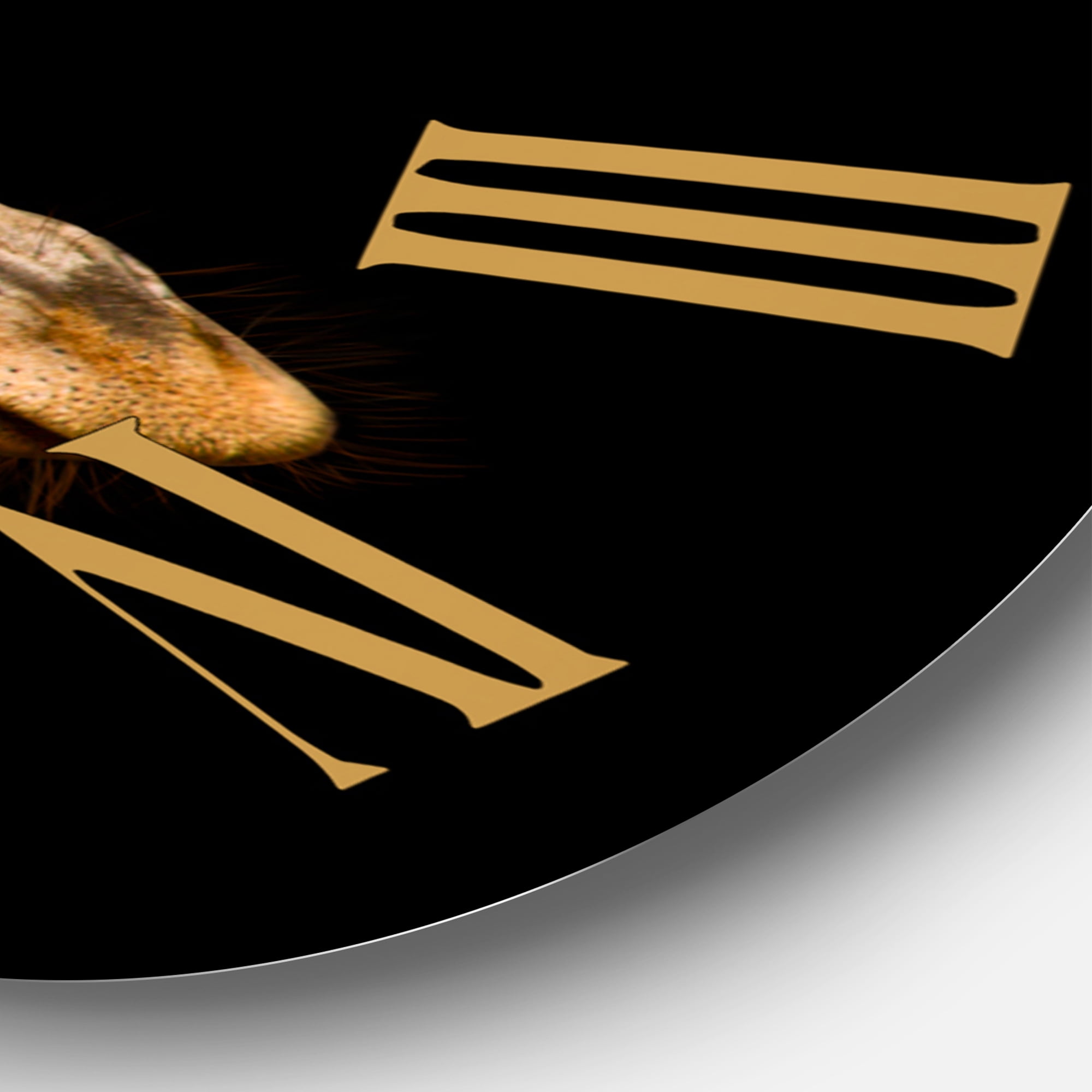 Designart 1 in Quartz Farmhouse Wall Clock