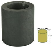 60 Oz Graphite Crucible Propane Kiln Furnace Torch Melting Gold Silver Copper