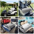 thumbnail image 6 of Golf Cart Seat Covers for 2 Seater, Grey Ombre Soft Microfiber Cart Seat Towel Blanket, Summer Minimalist Ocean Waves Absorbent Breathable Non Slip Bench Seats Protector for Golf Course 51"x31", 6 of 9