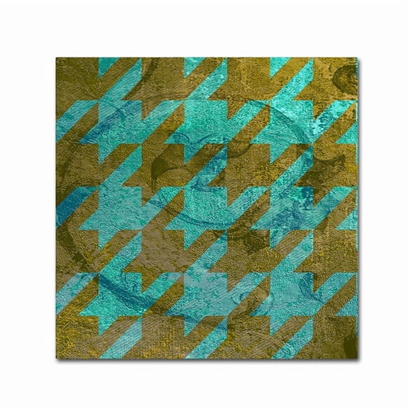 Trademark Fine Art "Houndstooth V" Canvas Art by Color Bakery