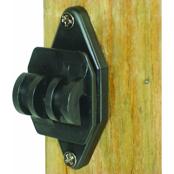Wood Post - Nail on Insulator for Hi-Tensile - Black