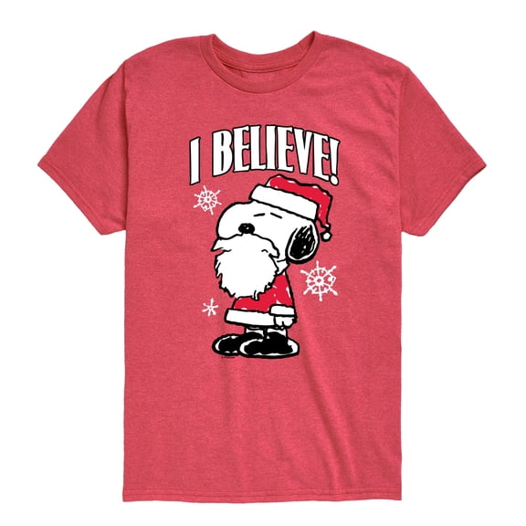 Peanuts - Believe - Youth Boys Short Sleeve Graphic T-Shirt