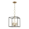 thumbnail image 3 of Hudson Valley Lighting Bko150 Richie 4 Light 13" Wide Taper Candle Pendant - Aged Brass /, 3 of 3