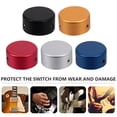 thumbnail image 2 of CIMAXIC 5 Sets Pedal Footswitch Topper with Rubber Insert Screw Footswitch Protector,0.98"X0.98"X0.47", 2 of 4