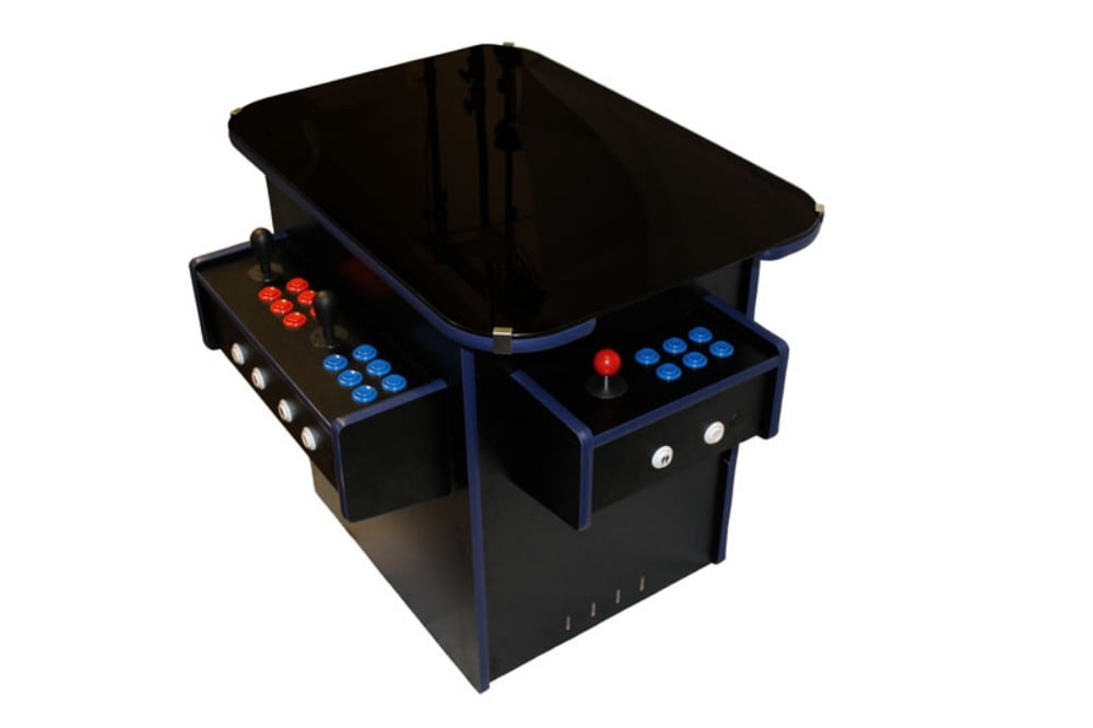 Led Lighted Black Trim WHITE Arcade Button Set Mame Multicade 