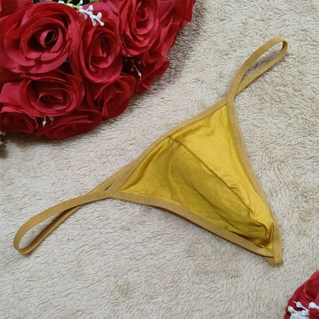 

Men Sexy G-String Sheer Pouch Enhancing Low Waist Bikini Lingerie Underwear