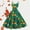 Green, variant on Fashionable And Versatile Suspender Thanksgiving Maple Leaf Turkey Print Large Swing Skirt Evening Gowns for Weddings Dress for Women Evening Gown Dresses Long Elegant Womens Dresses with Split Wing