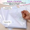 thumbnail image 2 of AIMEET 30 Sheets Holographic Vinyl Sticker Paper, 8.26 x 11.8 inch Vinyl Sticker Paper, self-Adhesive Waterproof Quick, 2 of 4