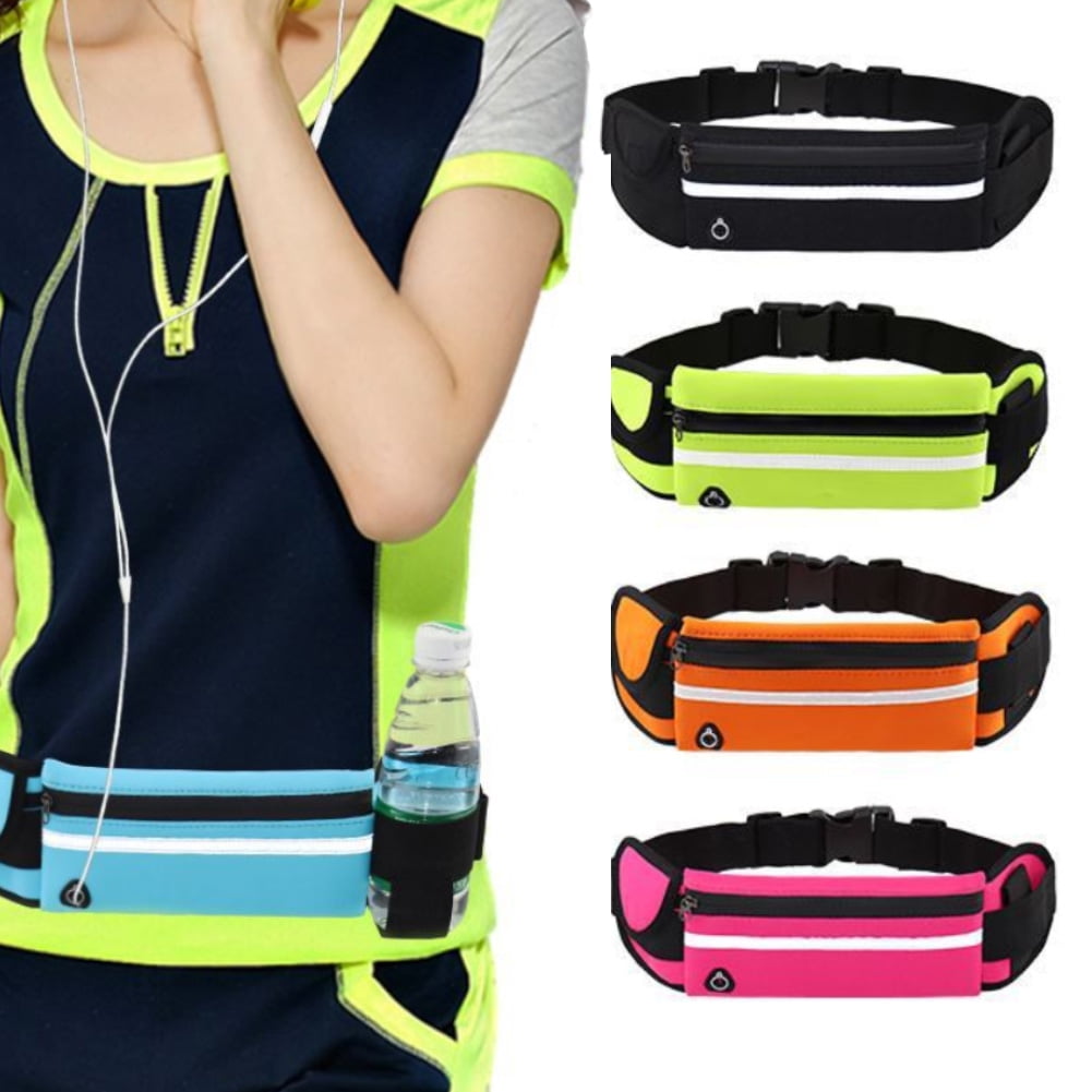 Shulemin Unisex Running Exercise Storage Pouch Bag Sports Waist Fanny