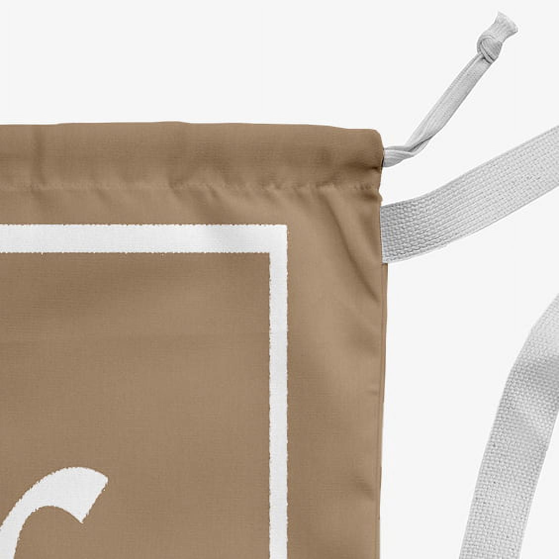 Simply Daisy Canvas Classic Monogram 28 x 36 in L Laundry Bag