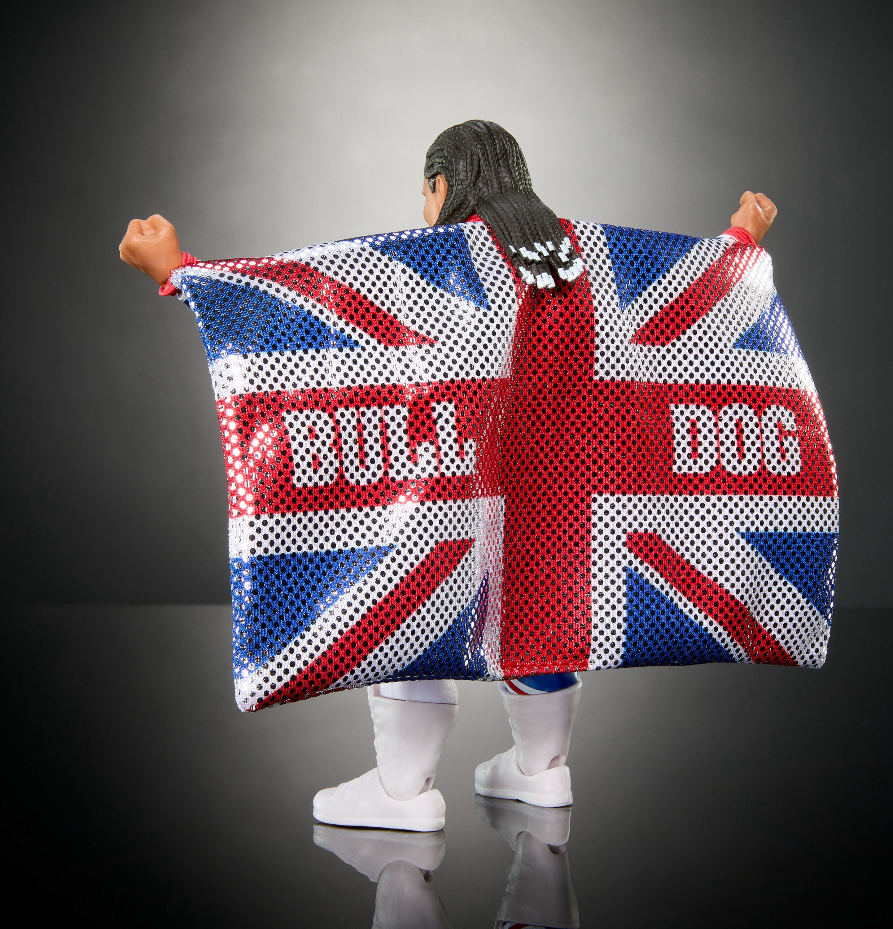 WWE Superstars The British Bulldog Action Figure & Accessories Set, 6-inch Retro Collectible