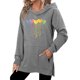 thumbnail image 2 of TaTaai Women's long sleeve hooded top, slim fit lightweight, classic fashion, side slit with pockets, soft fabric, Valentine's Day outfit, daily commute & casual gatherings Gift, 2 of 6