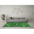 thumbnail image 3 of Ahgly Company Indoor Rectangle Medallion Emerald Green Traditional Area Rugs, 5' x 7', 3 of 4