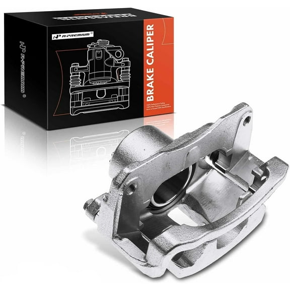 A-Premium Disc Brake Caliper Assembly with Bracket Compatible with Toyota Camry 2002-2006 Front Right Passenger Side