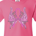 thumbnail image 4 of Inktastic Breast Cancer Awareness with Butterfly Ribbon Words Youth T-Shirt, 4 of 5