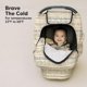thumbnail image 2 of Funda para Silla de Coche de Bebé KeaBabies Warmzy Suave y Transpirable, 2 of 9