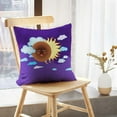 thumbnail image 5 of LALILO Throw Pillow Covers Solar Moon With Human Sun Sky With Cushion Cover 18" x 18", 2 Pack, 5 of 6
