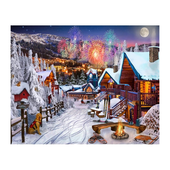 Vermont Christmas Company 1000-Piece Winter Wonderland