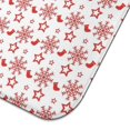 thumbnail image 5 of Red Christmas Snowflake Pattern Dish Drying Mat for Kitchen 1 Pack, Ultra Absorbent Microfiber Dishes Drainer Mats,16x18in(41x46cm), 5 of 6