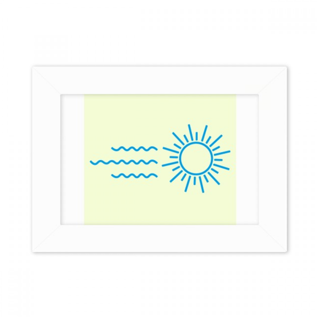 Cloudy Becong Fine Sign Photo Mount Frame Picture Art Painting Desktop 5x7 inch