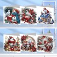 thumbnail image 3 of Kit Tarjeta Pintura Diamantes Imitación Artesanal 6 Uds. Muñeco Nieve Navidad, 3 of 9