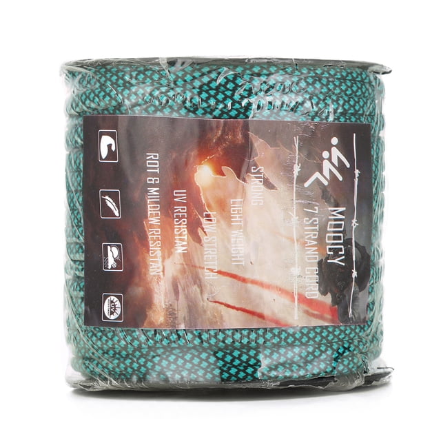 GloryStar 164ft Paracord 7 Strand Core 4MM Outdoor Camping Rope Parachute Cord Lanyard Tent Multifunction Cordave For Bracelets, Lanyards, Handle Wraps, Camping & Hiking
