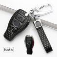 thumbnail image 1 of Car Key Fob Cover Case Protector Leather Car Remote Key Fob Cover Case For Mercedes Benz GLK GLA GLC CLA CLS CLK, 1 of 9