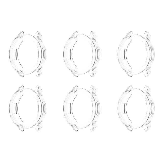 6uds. Funda transparente de TPU para Watch S1 Active/Watch Color 2 (blanco)
