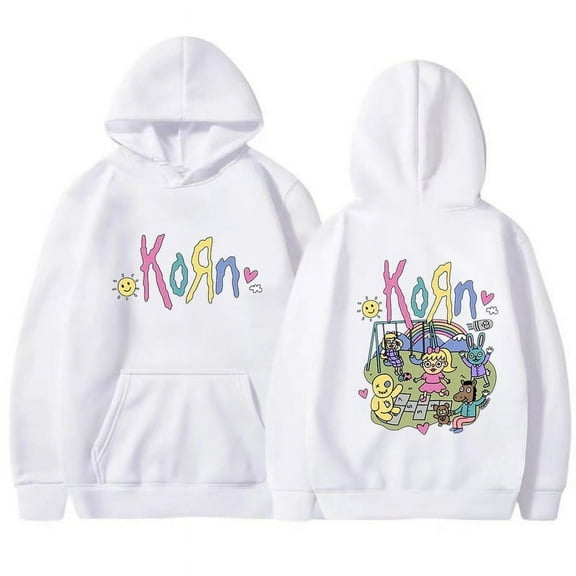 Printing KORN Cartoon Figure Unisex Pullovers Autumn Winter Clothing Men‘s Female Casual Fashion Hoodies Top