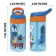 thumbnail image 5 of Botella de agua Bluey Kids de Zak Designs, 520 ml, a prueba de fugas, paquete de 2, 5 of 7