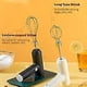 thumbnail image 5 of Electric Egg Beater with Two Wire Beaters Food Beater 3 Speed Whisk Vertical Cordless Hand Mixer with DividerBlack, 5 of 5