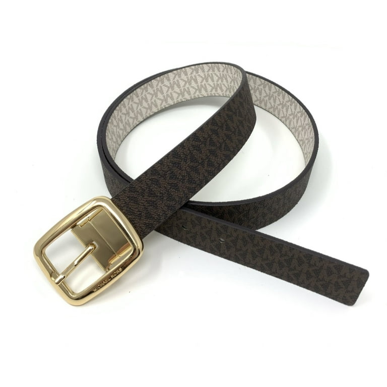 Michael kors women's reversible belt deals