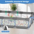 thumbnail image 4 of babyeap Baby Playpen,71*50 Inch Extra Large Baby Playards for Babies and Toddlers,Fence Baby Play Yards for Indoor & Outdoor with Breathable Mesh,Dark Gray, 4 of 7