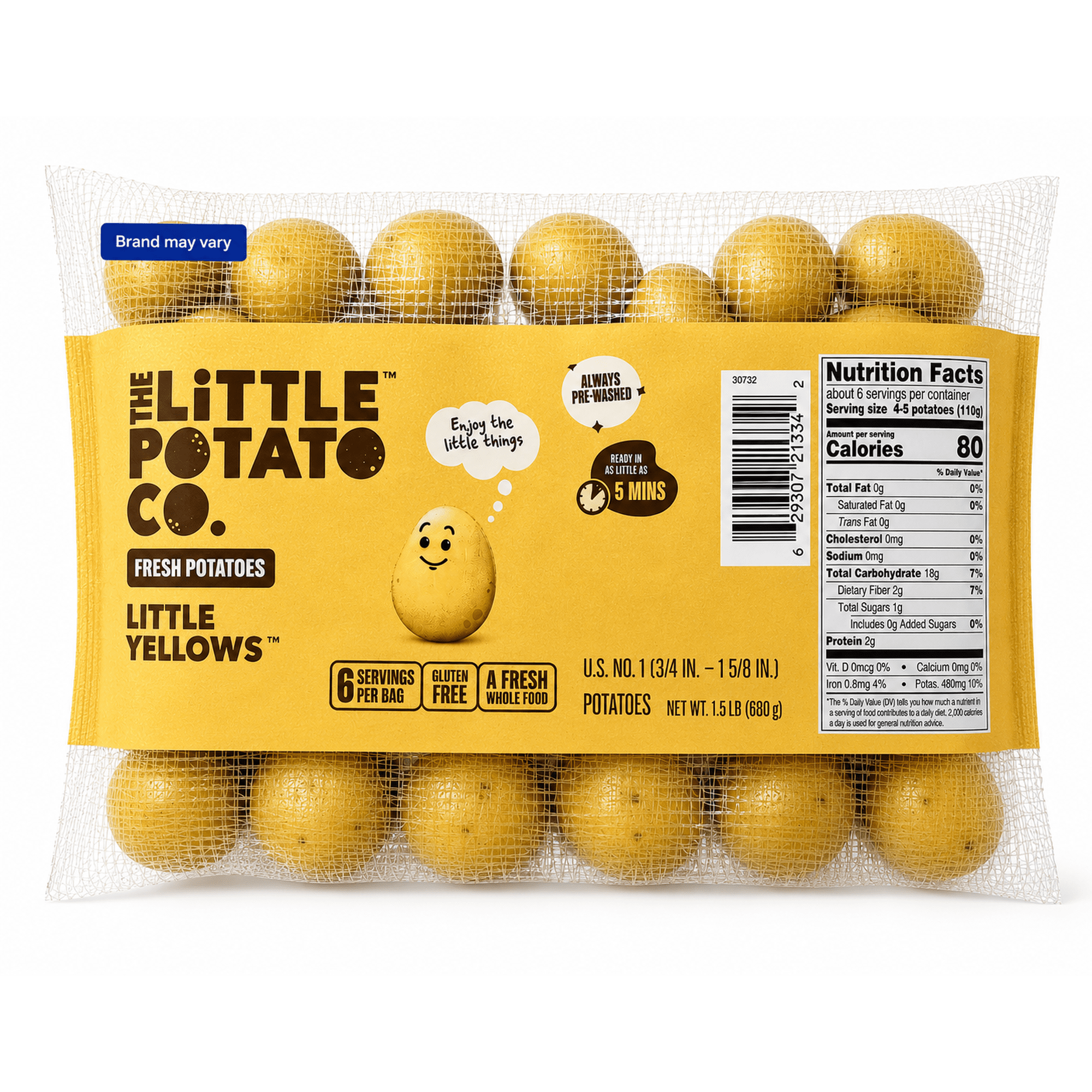 Fresh Yellow Petite Potatoes, 1.5 lb Bag